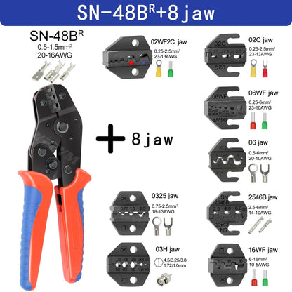 Master Electrical Projects with SN-48BS Crimping Pliers: Multi-Jaw Efficiency