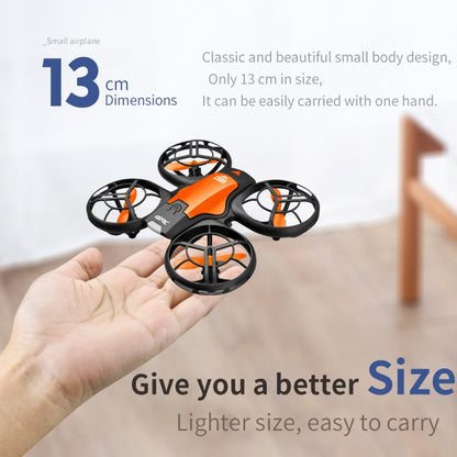 Nuevo mini dron V8 4K 1080P HD con cámara WiFi FPV, presión de aire, mantenimiento de altura, cuadricóptero RC plegable, juguete