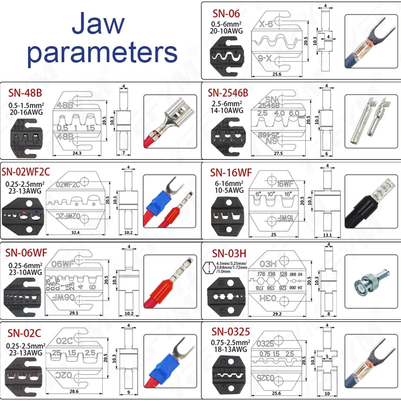 Master Electrical Projects with SN-48BS Crimping Pliers: Multi-Jaw Efficiency