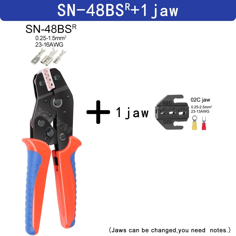 Master Electrical Projects with SN-48BS Crimping Pliers: Multi-Jaw Efficiency