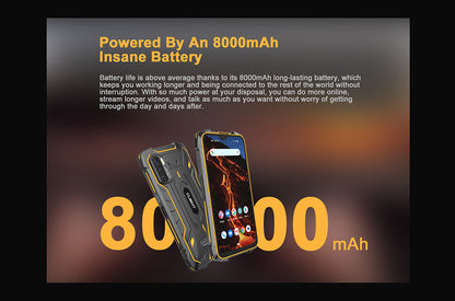 Cubot KingKong 5 Pro IP68/IP69K Smartphone resistente al agua Teléfono robusto 8000mAh Cámara triple de 48MP Android 11 Global 