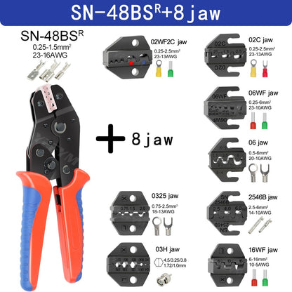 Master Electrical Projects with SN-48BS Crimping Pliers: Multi-Jaw Efficiency