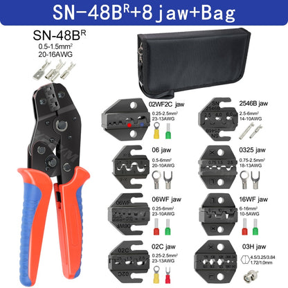 Master Electrical Projects with SN-48BS Crimping Pliers: Multi-Jaw Efficiency