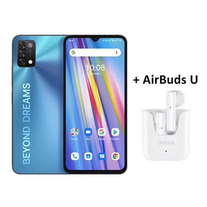 Smartphone UMIDIGI A11 version mondiale Android 11 Helio G25 64 Go 128 Go 6,53" HD + triple caméra 16MP 