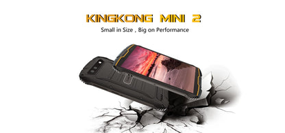 Teléfono robusto Cubot KingKong MINI 2 con pantalla QHD+ de 4" resistente al agua, 4G LTE, doble SIM, Android 10 