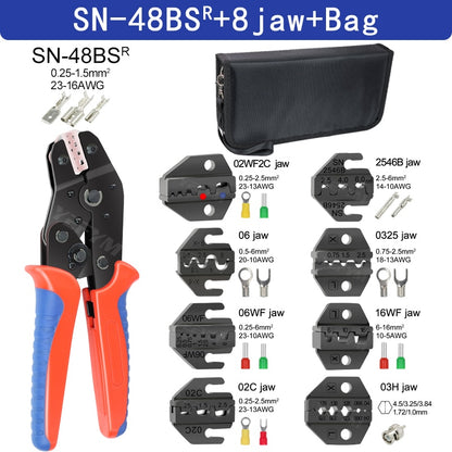 Master Electrical Projects with SN-48BS Crimping Pliers: Multi-Jaw Efficiency