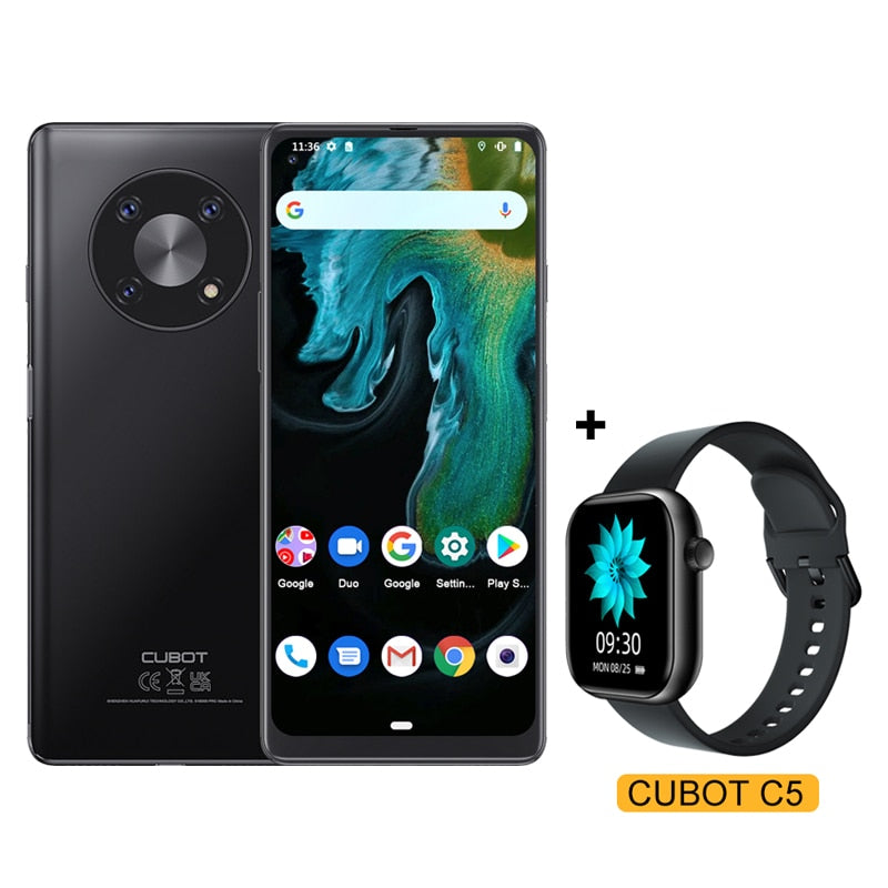 Cubot MAX 3 Smartphone 6,95" Ultra Grand Plein Écran Mini Tablette Téléphone Mobile 48MP Triple Caméra 5000mAh Cellulaire NFC Android 11 