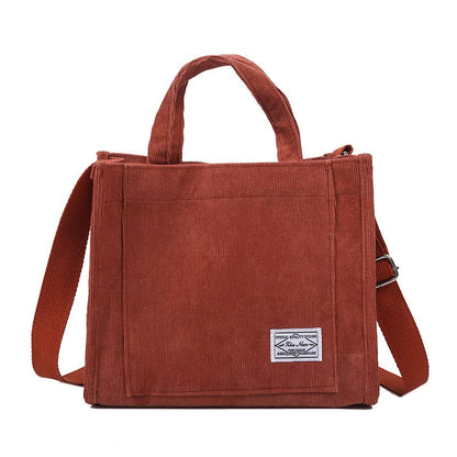 Exclusive Luxury Designer Corduroy Handbag for Ladies - Cute & Elegant!