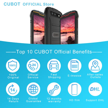 Téléphone robuste Cubot KingKong MINI 2 Écran 4" QHD+ Étanche 4G LTE Double SIM Android 10 