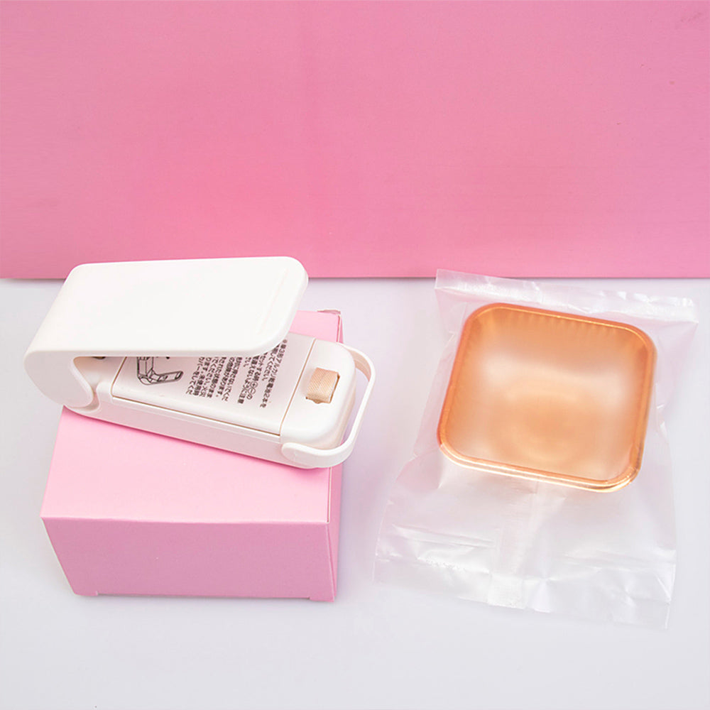 Mini Bag Sealing Machine Handy Sticker Sealer for Thermal Plastic Food Bag Closure
