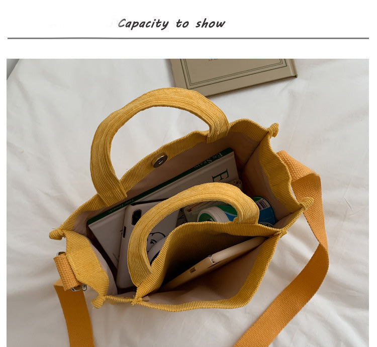 Exclusive Luxury Designer Corduroy Handbag for Ladies - Cute & Elegant!